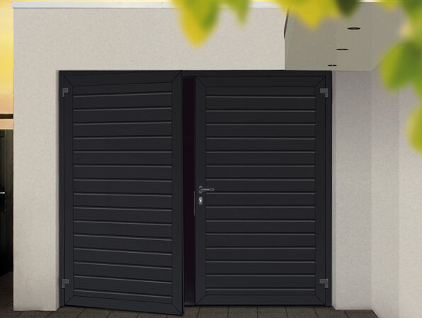 puertas de garaje batientes
