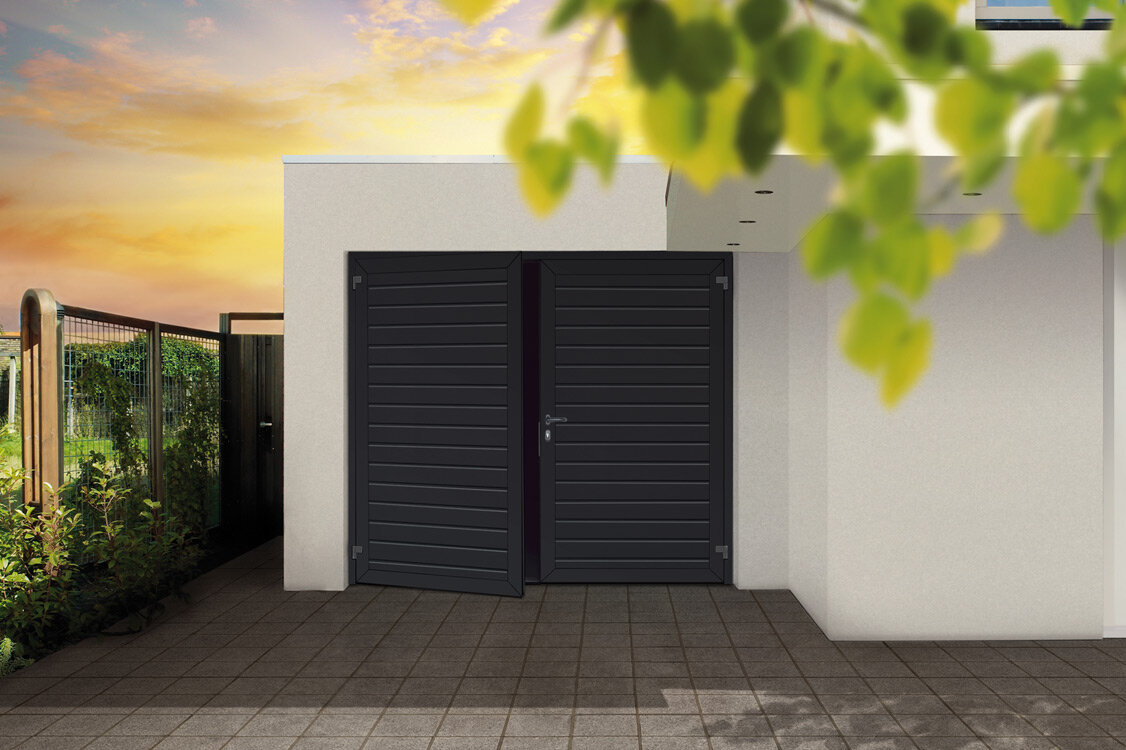 Puertas de garaje batientes